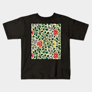 WildFlowers Vintage Floral Pattern Kids T-Shirt